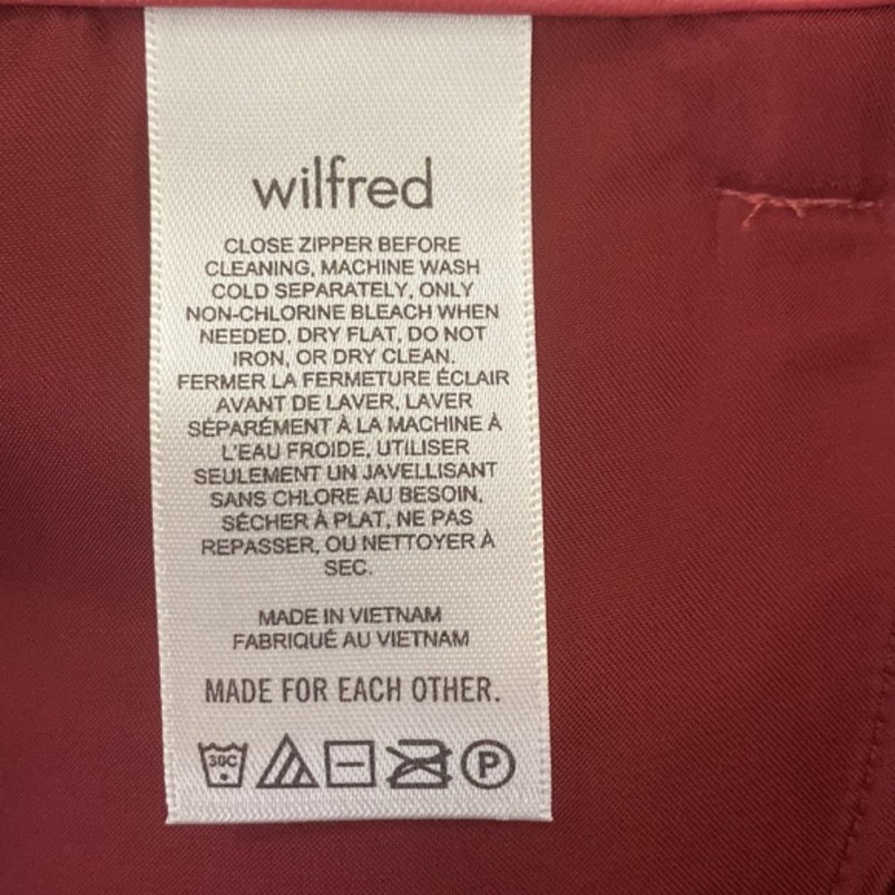 ❗️SOLD❗️Aritzia Wilfred Melina Faux Leather Pants Size 2 - Picture 6 of 7